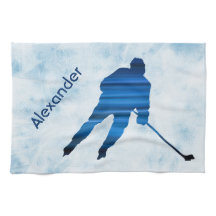 Ice Hockey schaats-handdoekspeler blauw