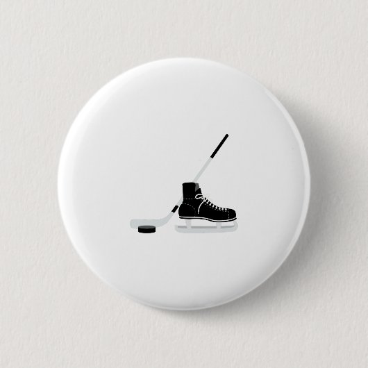 Ice Hockey Schaats Ronde Button 5,7 Cm (Voorkant)