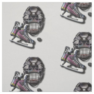 Ice Hockey-Schaatsen helpen u met naam en nummer Stof