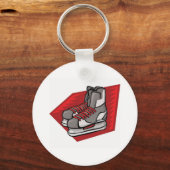 Ice Hockey-Schaatsen Sleutelhanger (Voorkant)