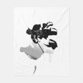 Ice Hockey Season - Goalie en Forward Fleece Deken (Voorkant)