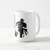 Ice Hockey Season - Goalie en Forward Koffiemok (Voorkant rechts)