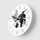 Ice Hockey Season - Goalie en Forward  Ronde Klok (Hoek)