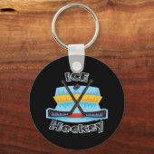 Ice Hockey Sleutelhanger (Voorkant)