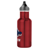 Ice Hockey, speciaal gepersonaliseerd Kinder Roest Waterfles (Rechts)