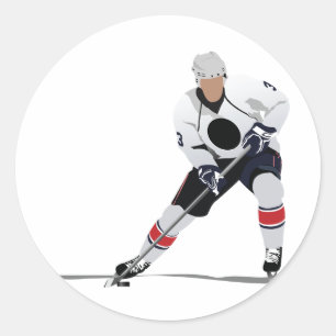Ice Hockey Speler Stickers