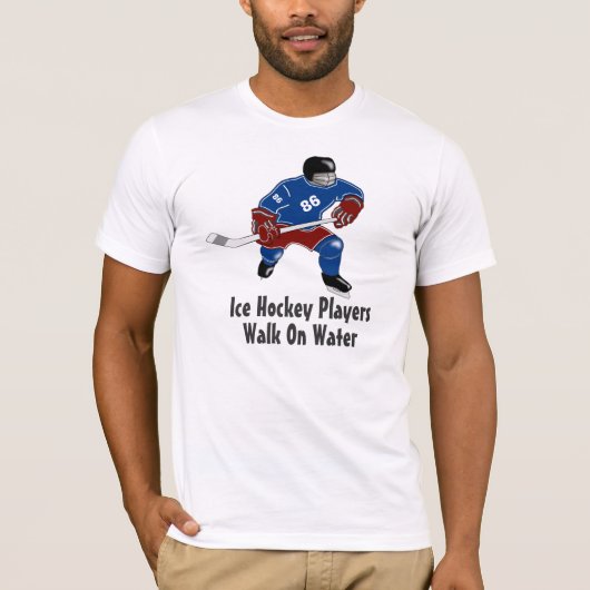 Ice Hockey-spelers lopen op het T-shirt van de wat (Voorkant)