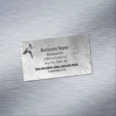 Ice Hockey Sport Player Magnetisch Visitekaartje (Voorbeeld)