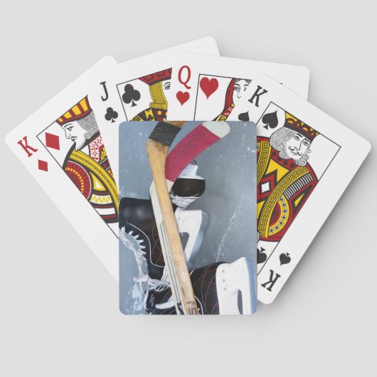 Ice Hockey Sports Pokerkaarten (Achterkant)