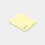 Ice Hockey Stickman Post-it® Notes (Schuin)