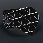 Ice Hockey Sticks Pattern Black Background Stropdas<br><div class="desc">Ice Hockey Sticks Pattern Black Background stropdas</div>