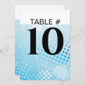 ICE HOCKEY-tabelnummer Zitkaarten Kaart (Voorkant / Achterkant)