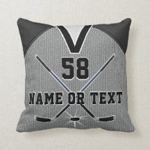 Ice Hockey Team geeft Hockey Pillow met JOUW TEKST