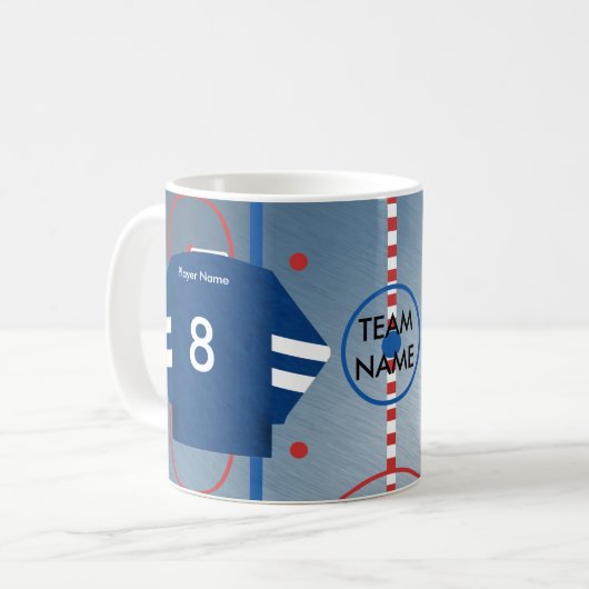 Ice Hockey Team Jersey Mok (Voorkant links)