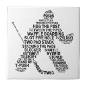 Ice Hockey Tegel Tegeltje (Voorkant)