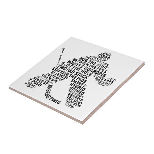 Ice Hockey Tegel Tegeltje (Zijkant)