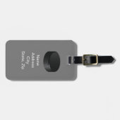 Ice Hockey Theme Bagagelabel (Voorkant horizontaal)