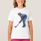 Ice Hockey Tijd Meisjes T-shirt (Voorkant)