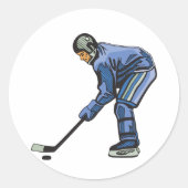 Ice Hockey Tijd Stickers (Voorkant)