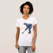Ice Hockey Tijd Vrouwen T-shirt (Voorkant volledig)