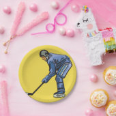 Ice Hockey Time Paper-Borden Papieren Bordje (Feest)