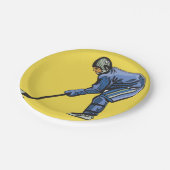 Ice Hockey Time Paper-Borden Papieren Bordje (Gekanteld)