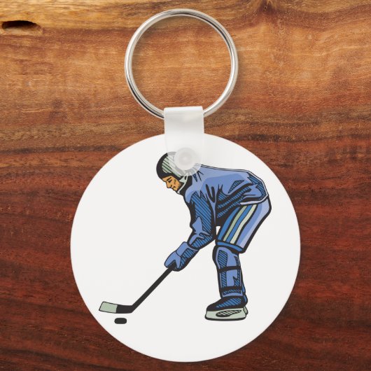 Ice Hockey Time Sleutelhanger (Voorkant)