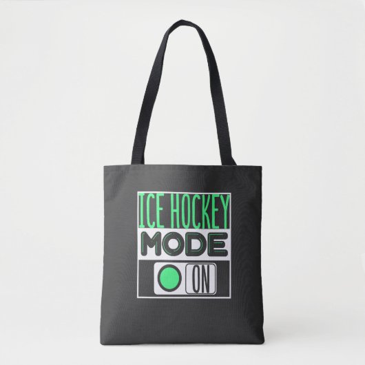 Ice Hockey Tote Bag (Voorkant)