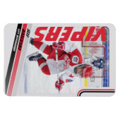 Ice Hockey Trading Kaart Magneet (Horizontaal)