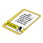 Ice Hockey Trading Kaart Magnet Sjabloon Magneet (Linkerzijde)