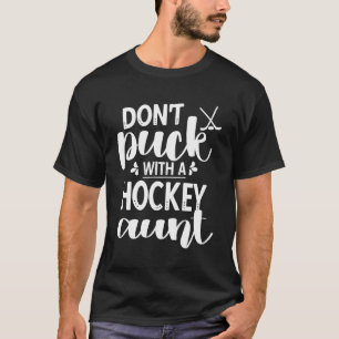 Ice Hockey Tunt van een ijshockey speler tante T-shirt