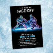 Ice Hockey Verjaardag Uitnodiging