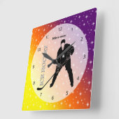 Ice Hockey Vierkante Klok (Hoek)