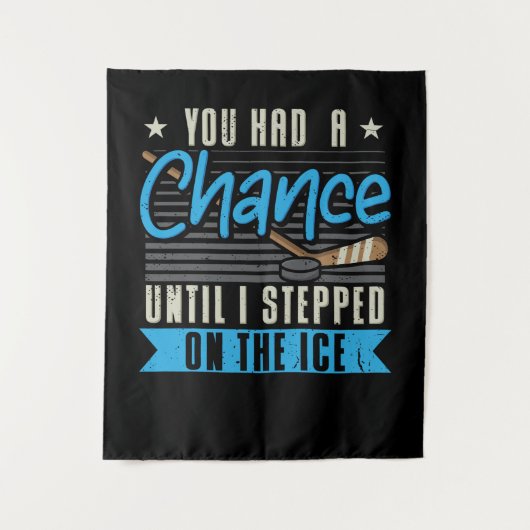 Ice Hockey Wandkleed (Voorkant)