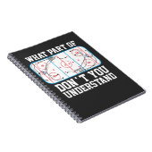 Ice Hockey Wat voor deel begrijp je niet? Notitieboek (Rechterzijde)