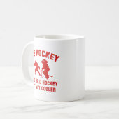 Ice Hockey Way Cooler Koffiemok (Voorkant links)