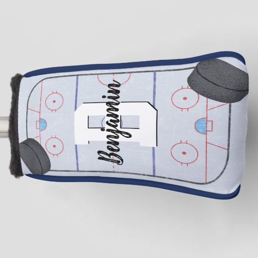 Ice Hokey Fans Putter Golfheadcover (Voorkant)