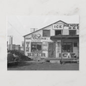 Ice House and Store, 1937 Briefkaart (Voorkant)