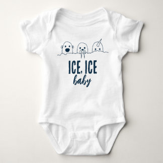 Ice Ice Baby Arctic Animals Baby Lange hoes Shirt