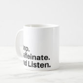 Ice Ice Baby Coffee Mok (Voorkant links)