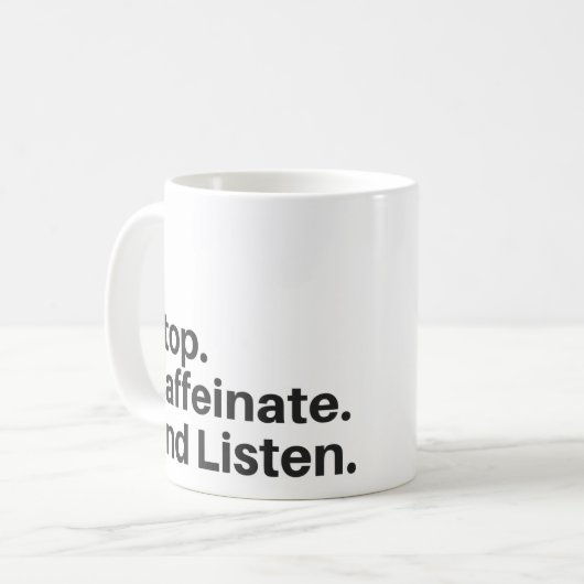 Ice Ice Baby Coffee Mok (Voorkant links)