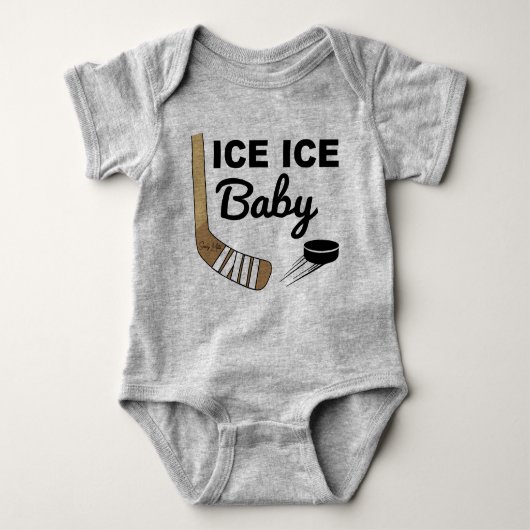 Ice Ice Baby Hockey Romper (Voorkant)