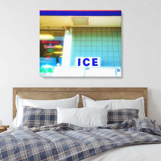 Ice Ice... Canvas Afdruk (Insitu (Slaapkamer))
