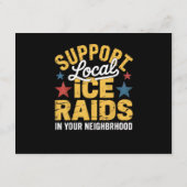 ICE immigratie ondersteuning Informatiekaartje (Achterkant)