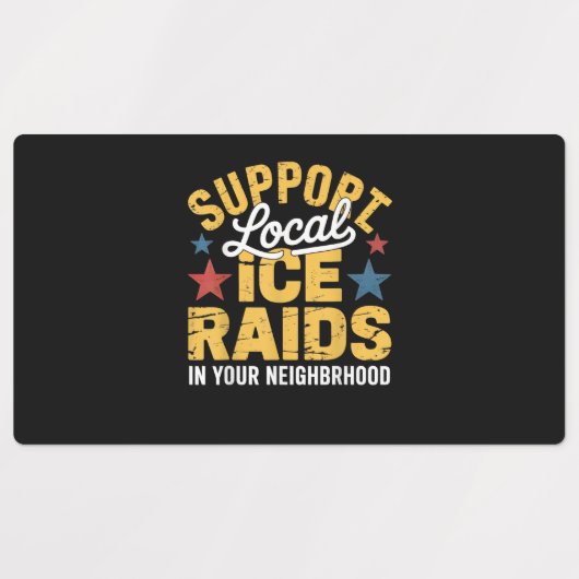 ICE immigratie ondersteuning Labels (Design 2)