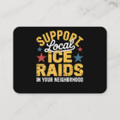 ICE immigratie ondersteuning Visitekaartje (Voorkant)