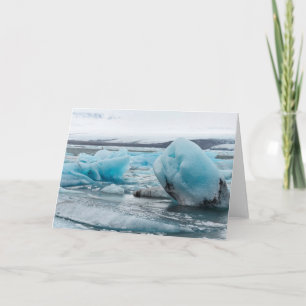 Ice in Glacial Lagoon Jokulsarlon Kaart