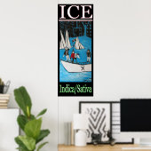 ICE INDICA SATIVA POSTER (Thuiskantoor)