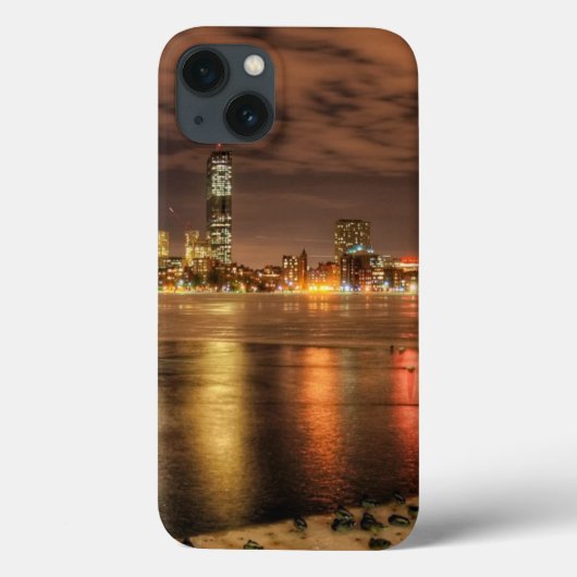 Ice is gedeeltelijk gesmolten op de Charles River Case-Mate iPhone Case (Achterkant)