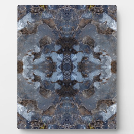 Ice kaleidoscoop patroon fotoplaat (Voorkant)